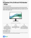 HP Series 3 Pro 21.45 inch FHD Monitor - 322pe