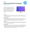 HP E27q G5 QHD PVC Free Monitor
