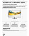 HP Series 5 23.8 inch FHD Monitor - 524da