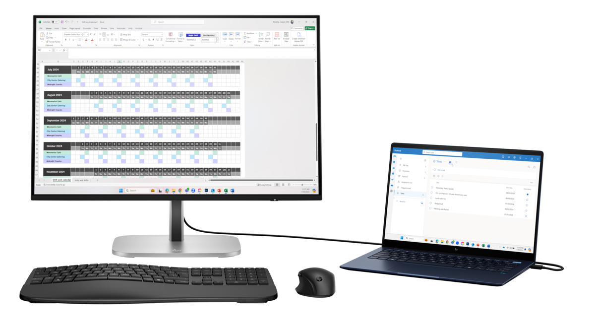 folie 8 von 14, vergrößern, hp serie 5 pro 24-zoll-wuxga-monitor – 524pn