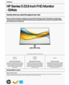HP Series 5 23.8 inch FHD Monitor - 524da