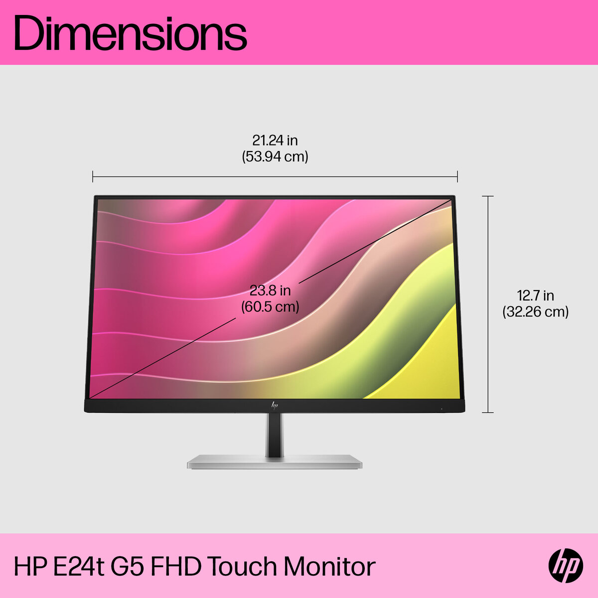 HP E24t G5 23.8