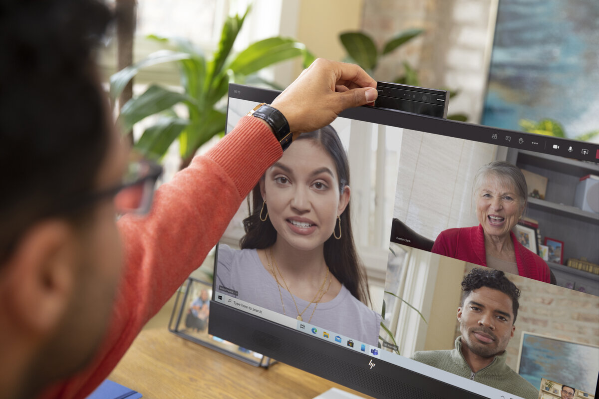 folie 1 von 1, vergrößern, hp e24mv g4 fhd konferenzmonitor