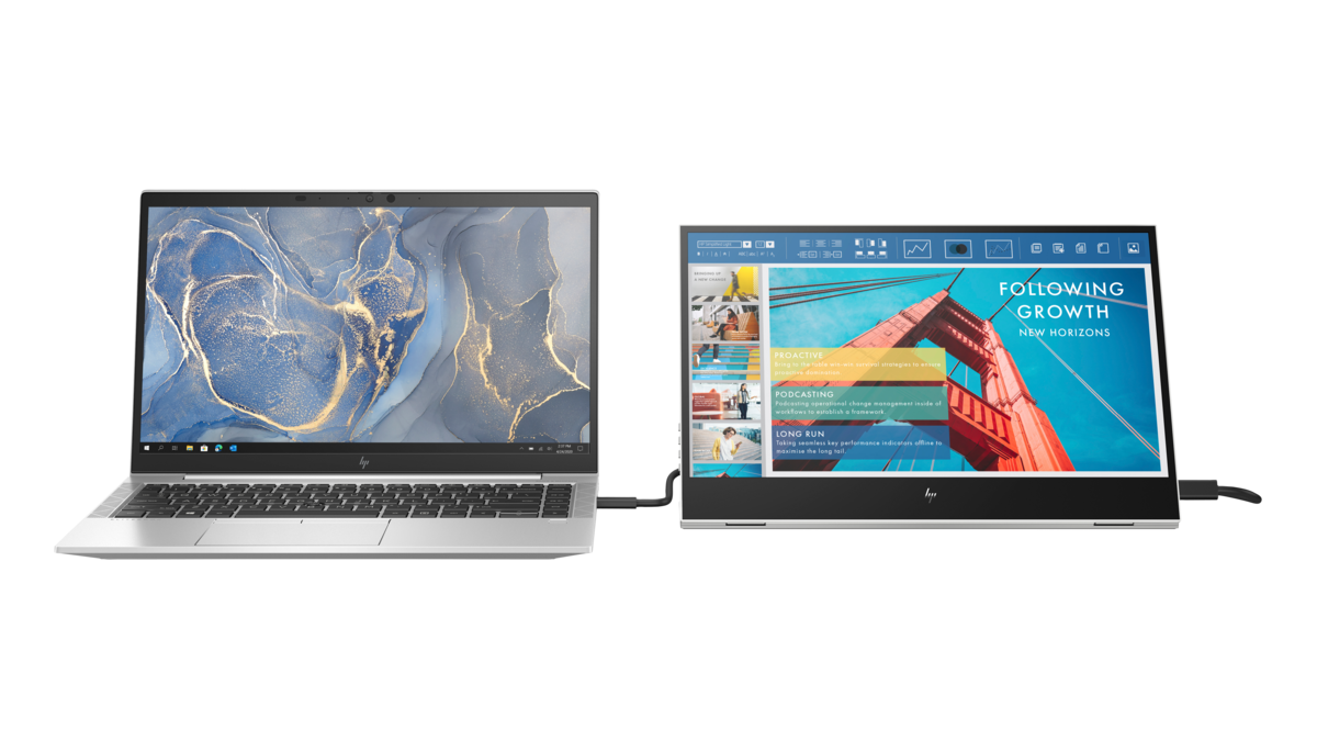 folie 1 von 3, vergrößern, hp e14 g4 tragbarer monitor