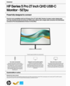 HP Series 5 Pro 27 inch QHD USB-C Monitor - 527pu