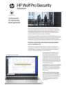 HP Wolf Pro Security Datasheet