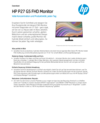 HP P27 G5 FHD Monitor