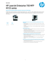 HP LaserJet Enterprise MFP M725 series