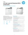 HP Color LaserJet Enterprise M555 Printer series