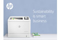 slide 2 of 21, zoom in, hp color laserjet enterprise m554dn printer