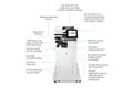 slide 3 of 20, zoom in, hp laserjet enterprise flow mfp m635z