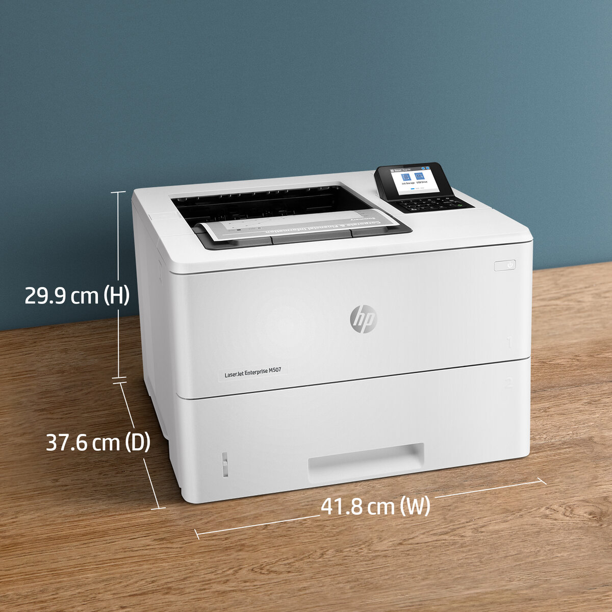 slide 1 of 18, show larger image, hp laserjet enterprise m507dn