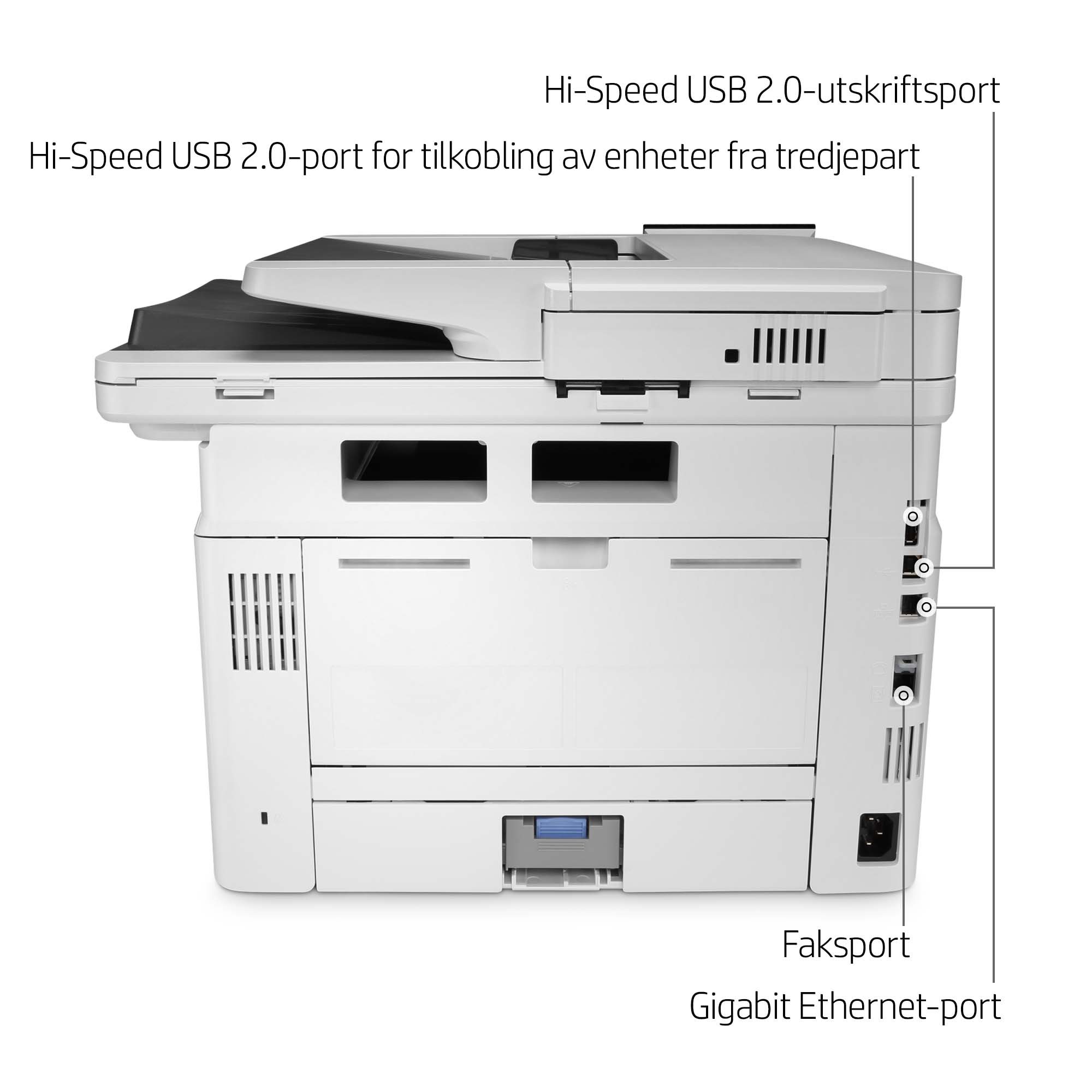 HP LaserJet Enterprise MFP M430f - etail - Product Carousel - 4 - Norwegian