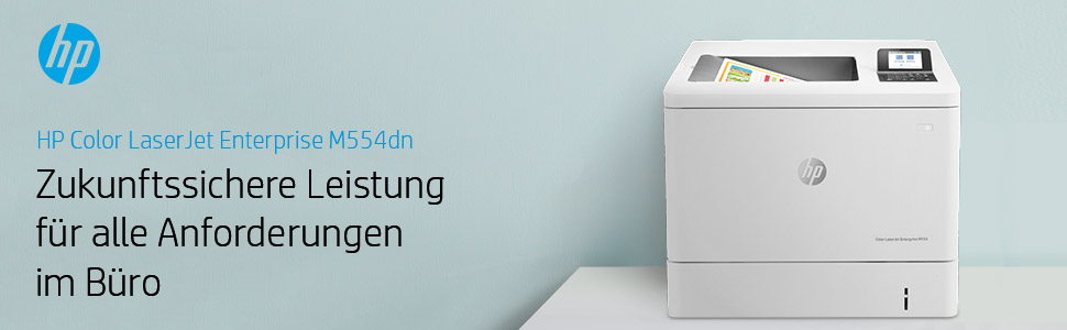 folie 9 von 17, vergrößern, hp color laserjet enterprise m554dn drucker
