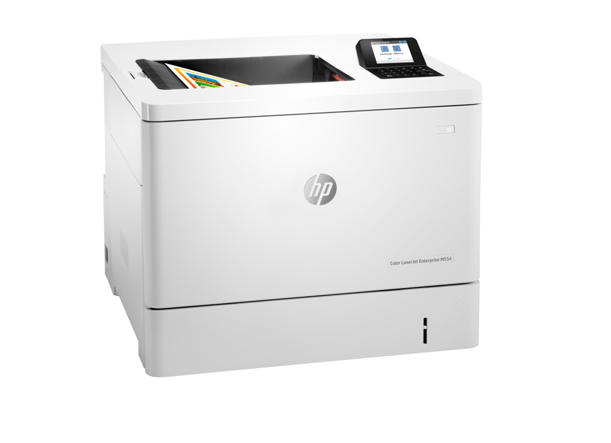folie 14 von 17, vergrößern, hp color laserjet enterprise m554dn drucker