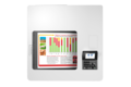 slide {0} of {1}, zoom in, HP Color LaserJet Enterprise M554dn-printer