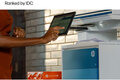 slide 1 of 16, zoom in, hp laserjet enterprise mfp 5601dn printer