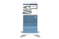 slide 2 of 3, zoom in, hp clr laserjet ent flwmfp6800zfsw prntr