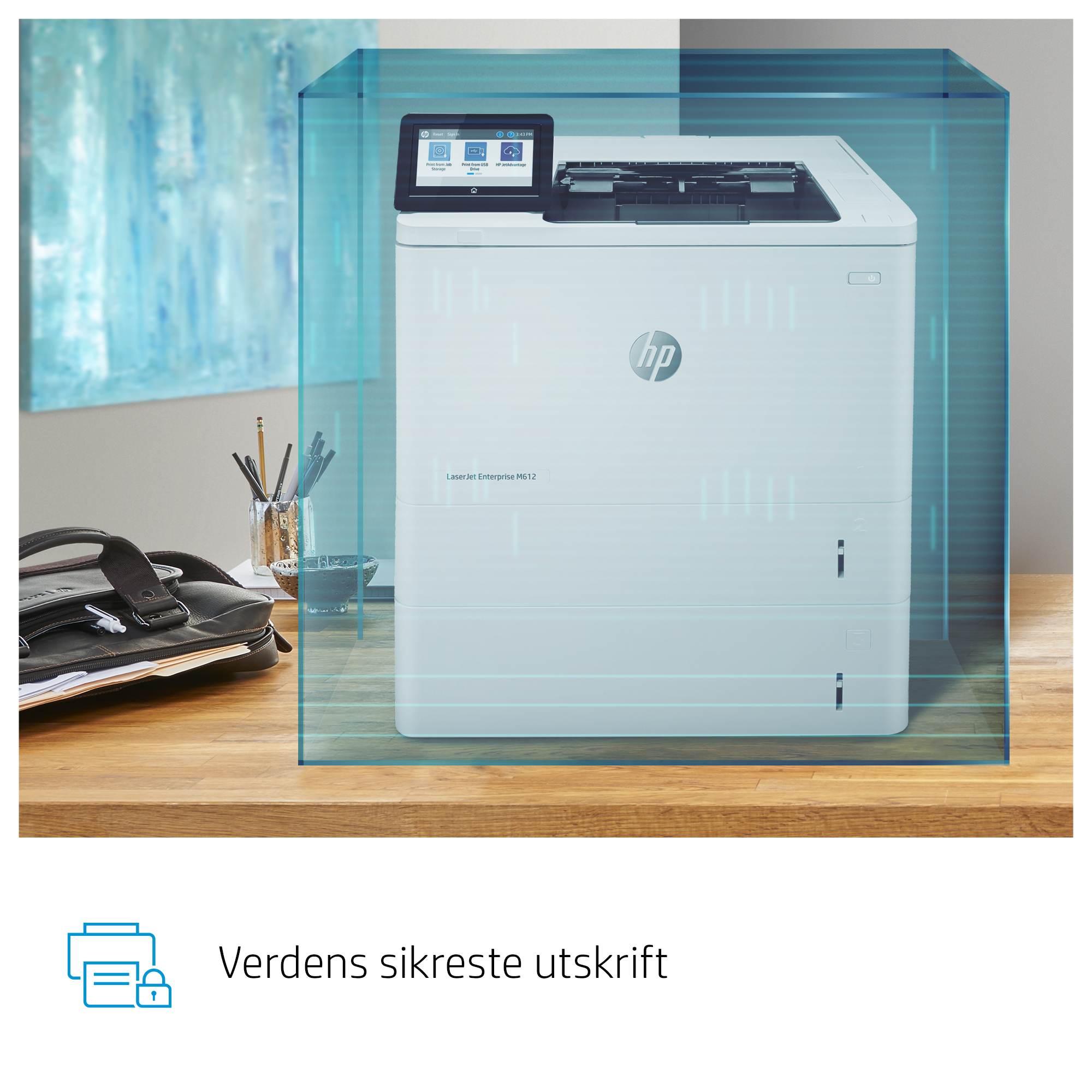 HP LaserJet Enterprise M612dn - eTail - Hot Button Dynamic 1 - Norwegian