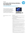 HP ProOne 440 23.8 inch G9 All-in-One Desktop PC