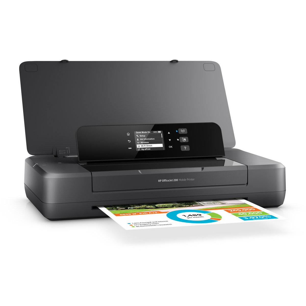 folie 3 von 5, vergrößern, hp officejet 200 mobildrucker