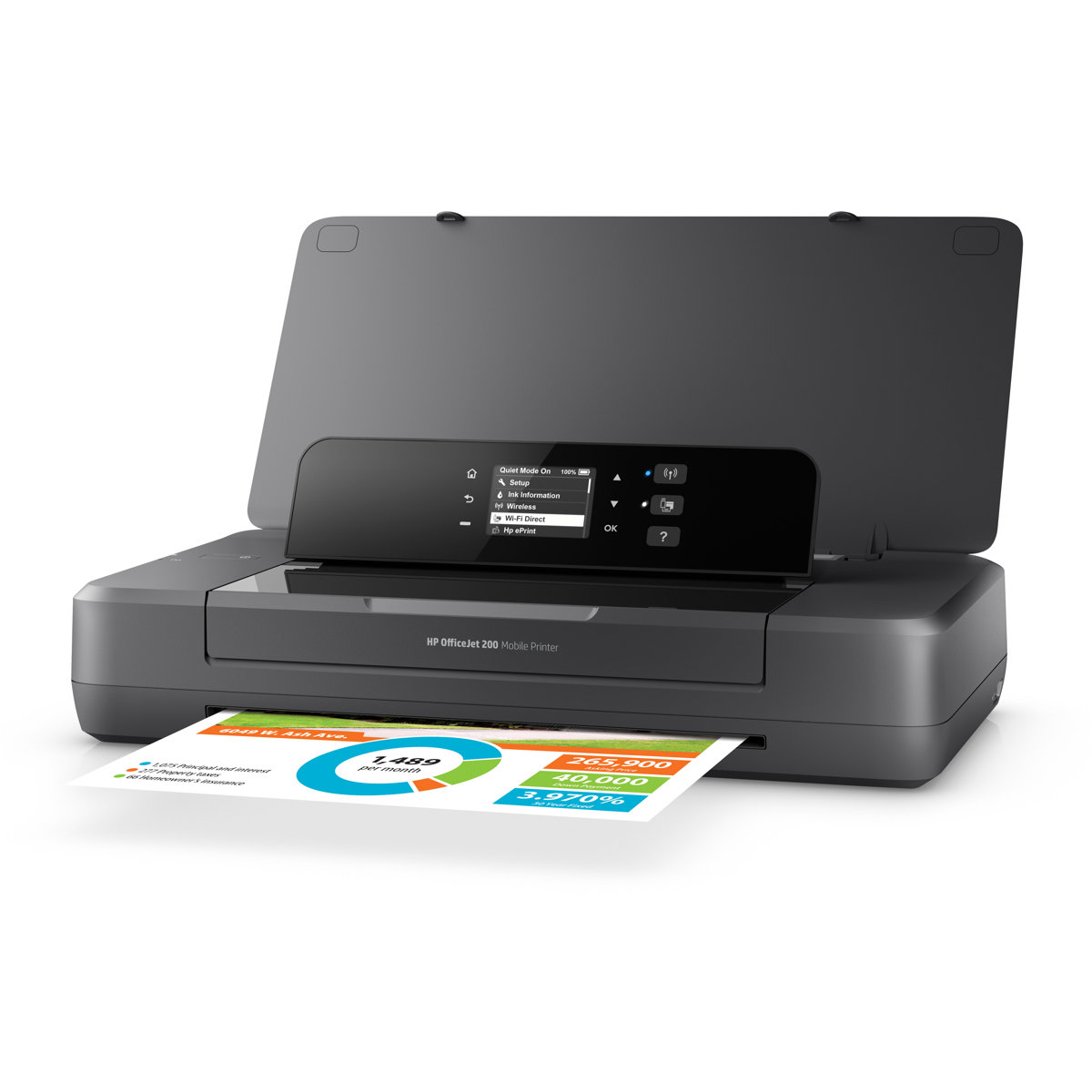 folie 4 von 5, vergrößern, hp officejet 200 mobildrucker