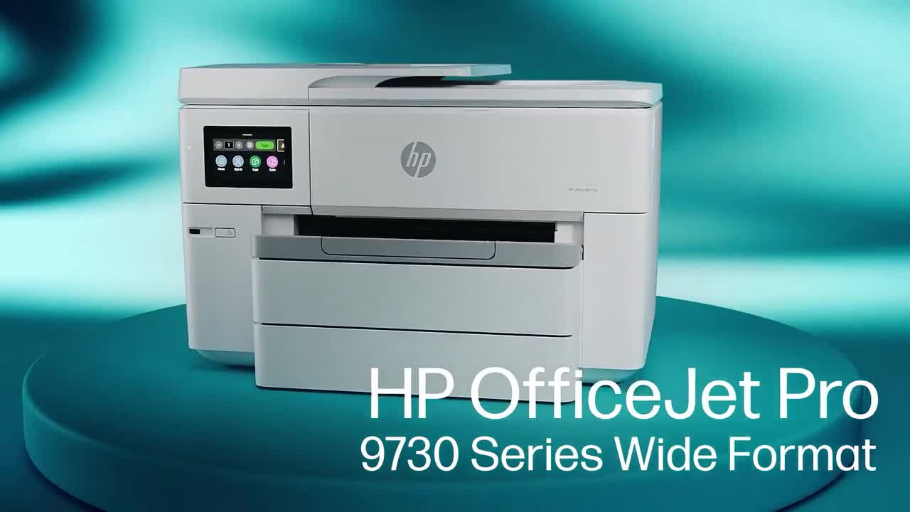 HP OfficeJet Pro 9730 Printer Series Product Video EM GA - English (U.S.) en_US