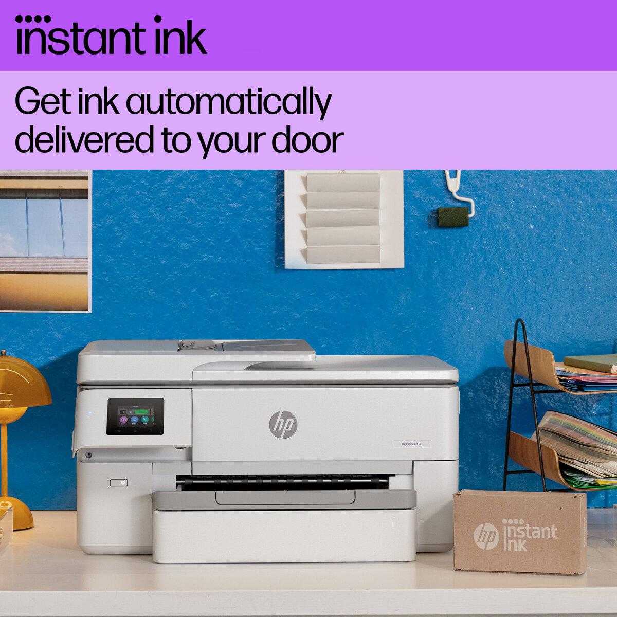 slide 1 of 20, show larger image, hp officejet pro 9720e wide format all-in-one printer