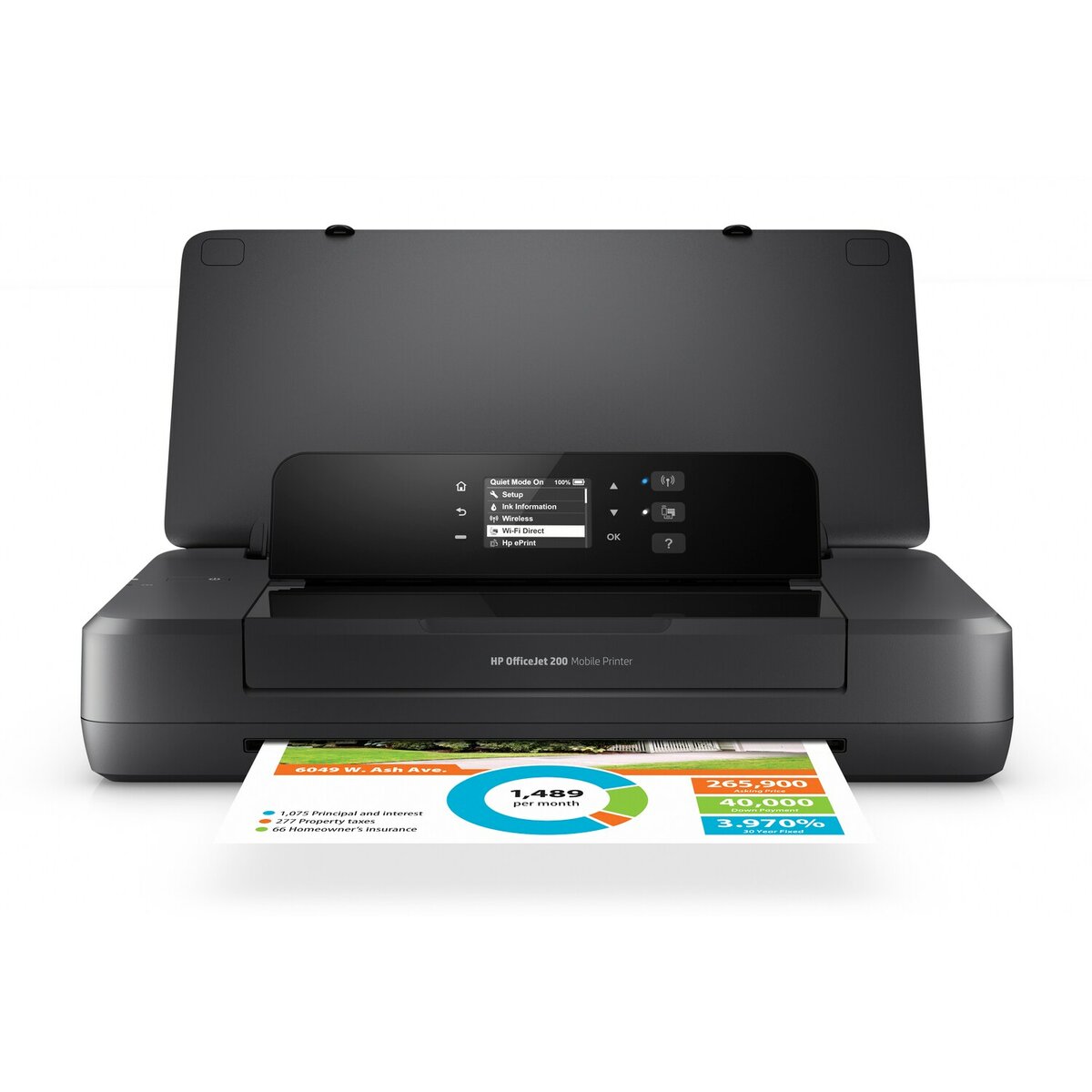 folie 2 von 5, vergrößern, hp officejet 200 mobildrucker