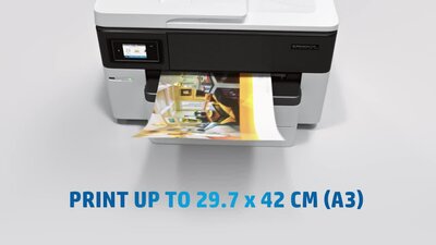 HP OfficeJet Pro 7740 Wide Format All-in-One Printer, Rated Speed