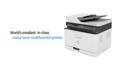 slide 2 of 19, zoom in, hp color laser mfp 179fnw - demo video 45 sec 16:9 - english for emea