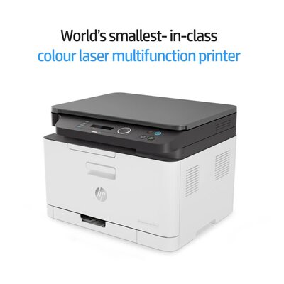 slide 1 of 16, zoom in, hp color laser mfp 178nw - demo video 45 sec 1:1 - english for emea