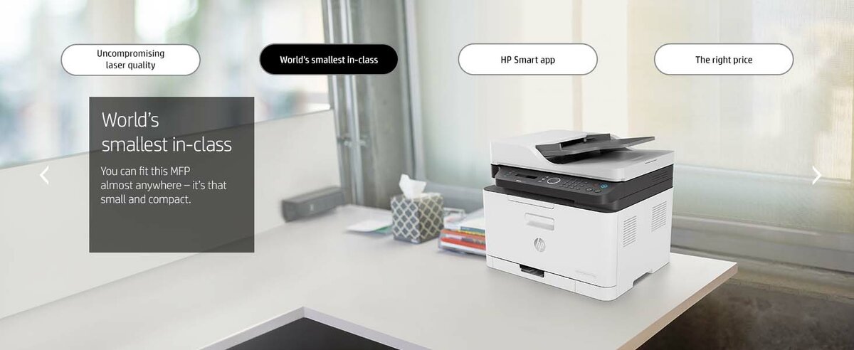 slide 1 of 17, show larger image, hp color laser mfp 179fnw