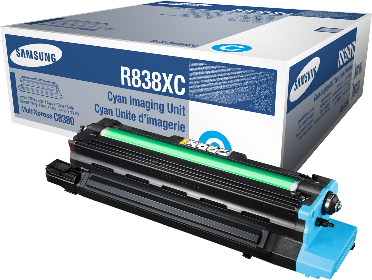 folie 1 von 2, vergrößern, samsung clx-r838xc cyan bildeinheit