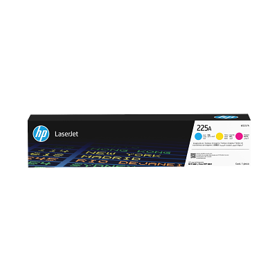 Original HP 225A LaserJet-billedtromle, cyan, magenta, gul