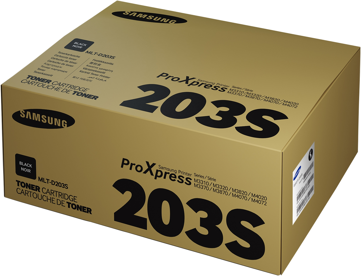 6 PACK MLT-D203L Toner for Samsung ProXpress M3320ND M3370FD SL-M3820DW Printer 