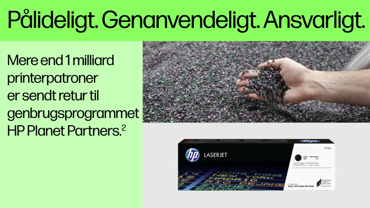 Sustainability video Toner Category - 16x9 - Clean version - Danish da_DK_v2