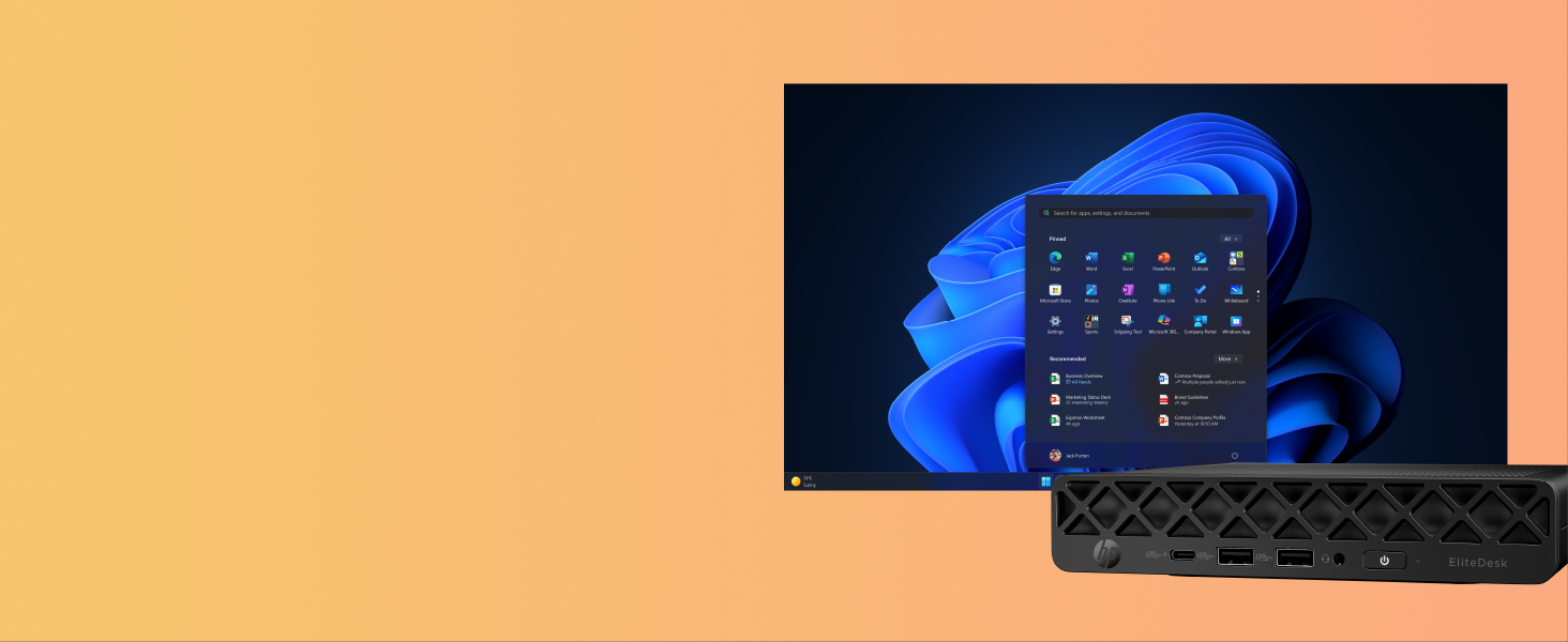 HP EliteDesk 8 Mini G1i Desktop AI PC Wolf Pro Security Edition