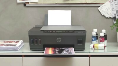 slide {0} of {1}, zoom in, HP Smart Tank Plus 570 Wireless All-in-One series - Product Video 16:9 60 sec - Danish
