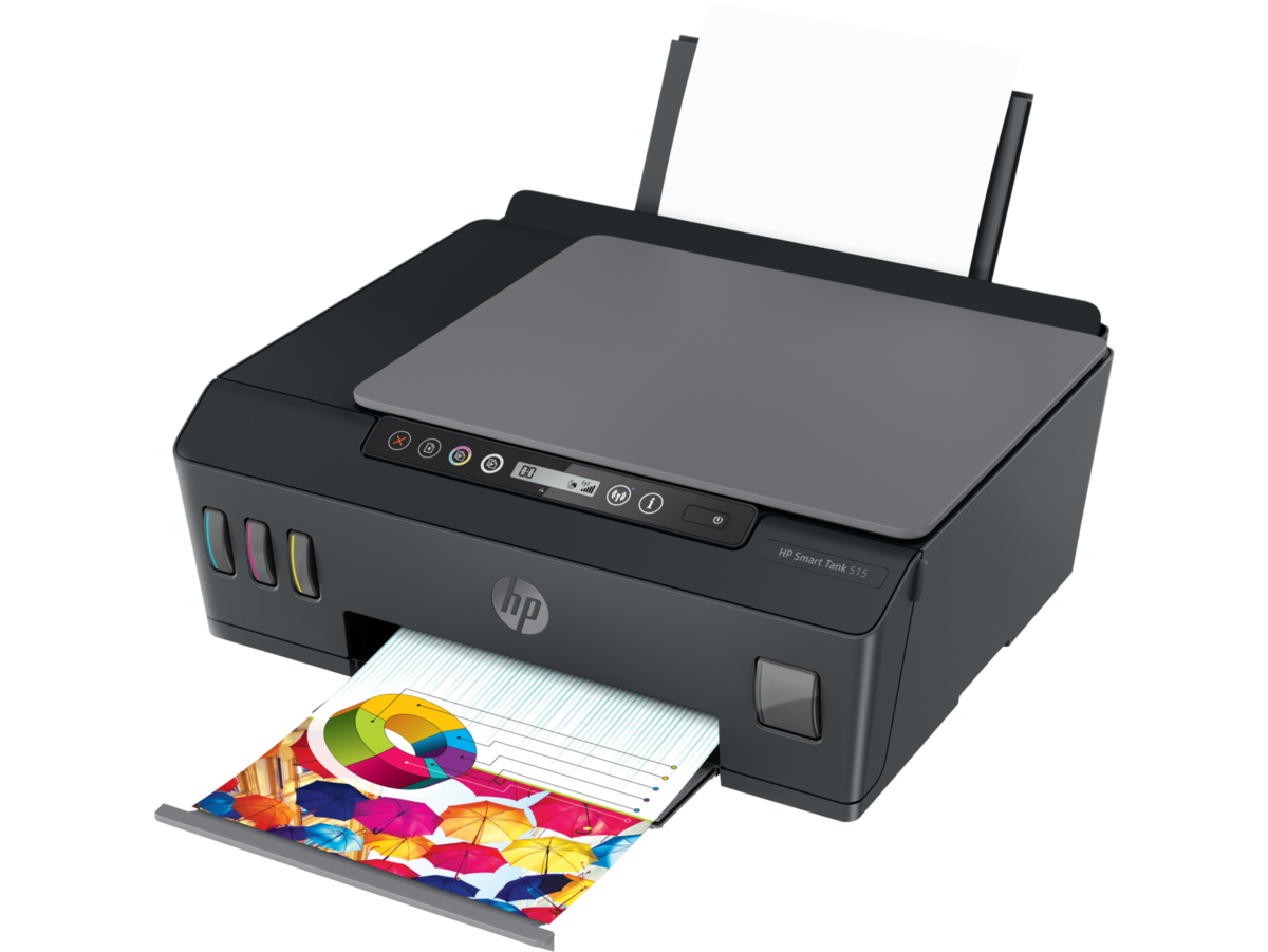 IMPRESORA HP 515 SMART TANK MFP WIFI WIN/MAC 11PPM/5PPMC PANT 2 PUL  AMPL/RED NEGRA GT53/52