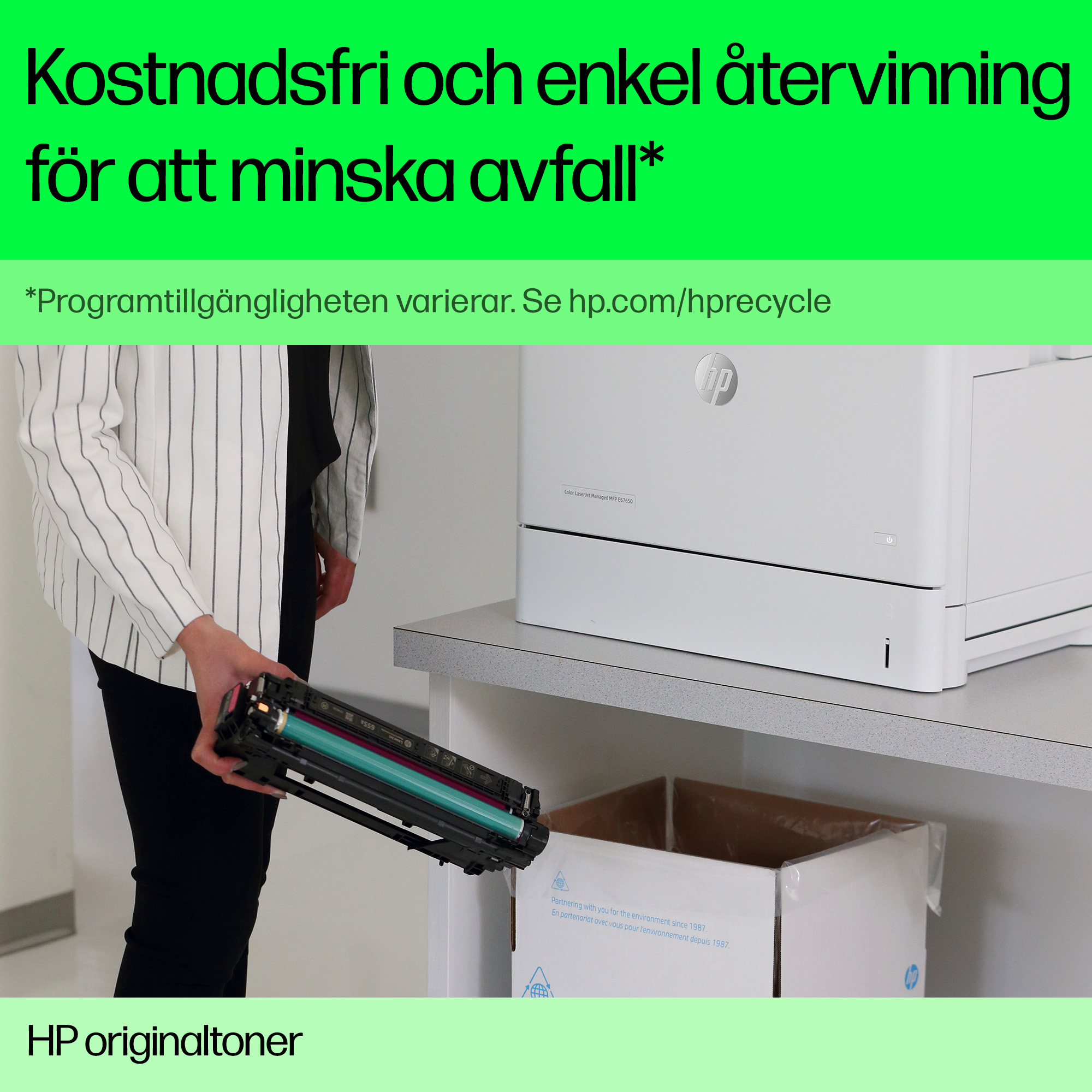 Original HP Toner - Etail Gallery Image #7 - Sustainability I - Swedish sv_SE
