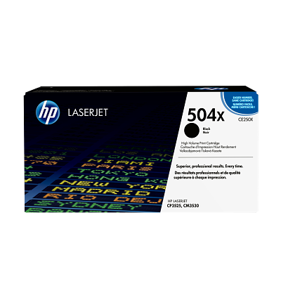 HP 504X Black LaserJet Toner Cartridge