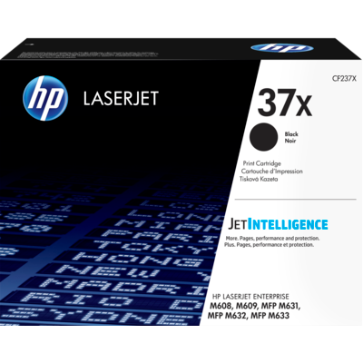 Cartucho de tóner original HP LaserJet 37X de alta capacidad negro