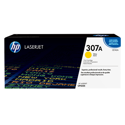 HP 307A Yellow LaserJet Toner Cartridge