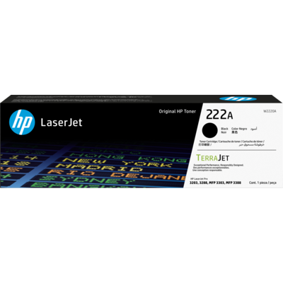 HP 222A Black Original LaserJet Toner Cartridge