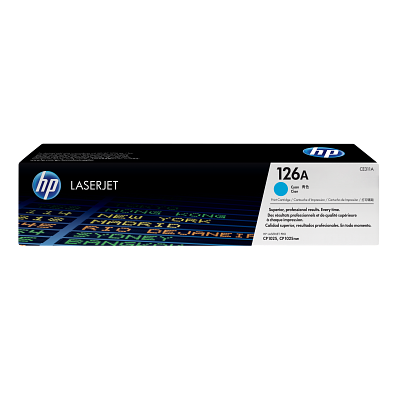 HP 126A cyan LaserJet-tonerpatron