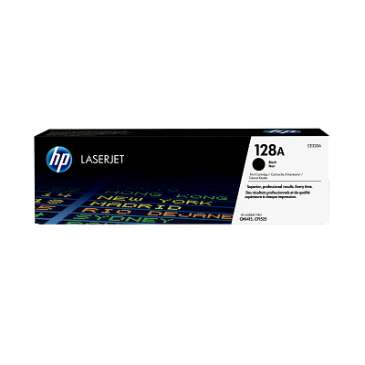 HP 128A sort LaserJet-tonerpatron
