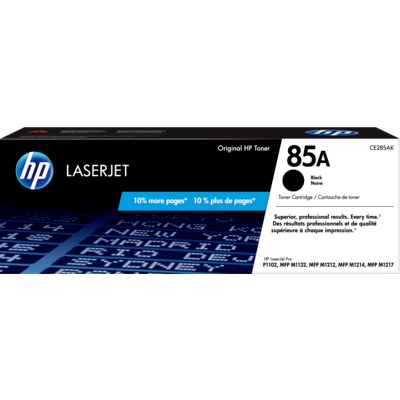 HP 85A Black LaserJet Toner Cartridge - Bonus Yield - Club