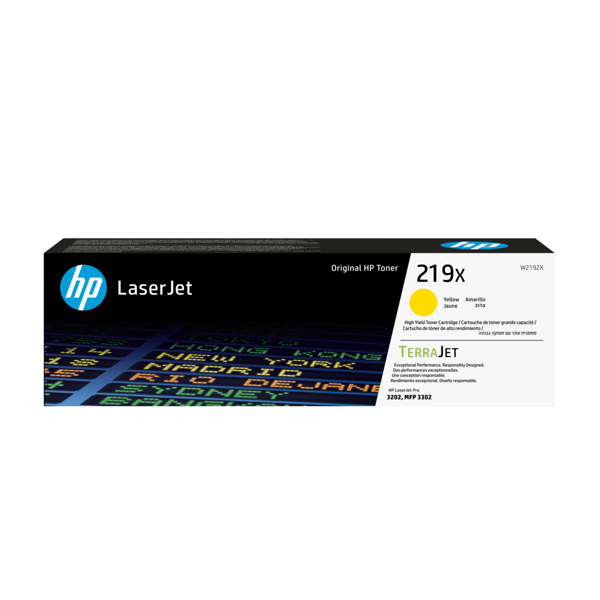 folie 1 von 1, vergrößern, hp 219x gelb original laserjet-tonerkartusche mit hoher reichweite