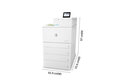 slide 1 of 17, zoom in, hp color laserjet enterprise m856dn
